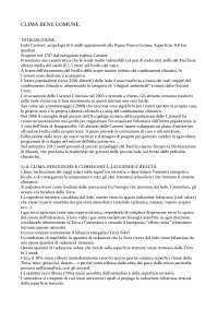 riassunto del libro "clima bene comune"