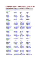 Congiunzioni verbali latino Docsity