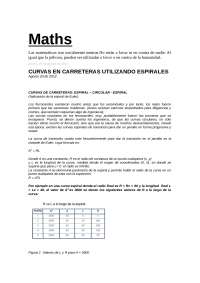 CURVAS EN CARRETERAS UTILIZANDO ESPIRALES