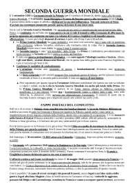 Seconda guerra mondiale - storia prof Vittorio Perego - Docsity