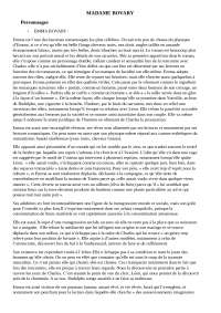 Madame bovary essay