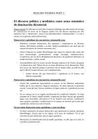 Resums lectures part 2 de Teories de la Comunicació