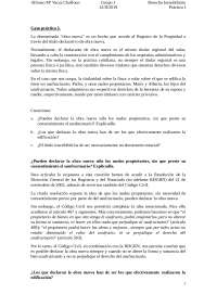 Práctica I Derecho Inmobiliario