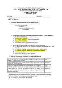 ESPOL POO EXAMEN P1 RESUELTO