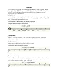 Tonalidad musical  apuntes para los primeros pasos en la comprensión de la armonía musical