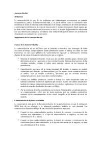 Autocorrelación, Definición, Causas y Consecuencias
