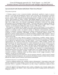 Migrazioni e famiglie, Moscato