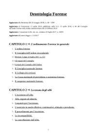 riassunto deontologia forense
