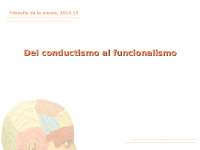 Teoría de Identidad en el Conductismo de Filosofía de la Mente.