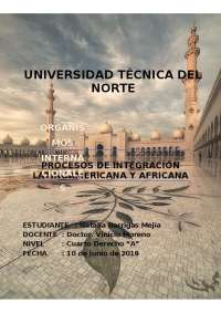 INTEGRACIÓN LATINOAMERICANA