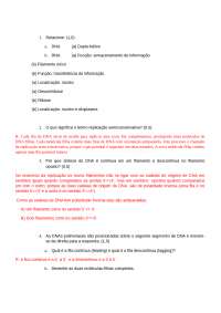 EXERCÍCIOS DE PROVA PARA GENÉTICA