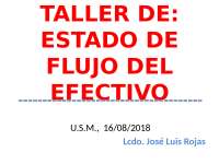 Estado de Flujo de Efectivo: Un Ejemplo Práctico para la Gestión Financiera