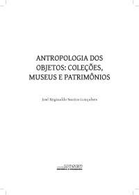 Antropologia dos objetos