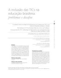 inclusão das TICs na educação