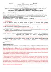 Temi D Esame Risolti Economia E Organizzazione Aziendale Ragazzi Polito Docsity