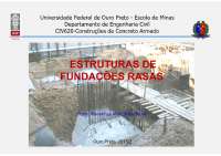 Notas de Aula de Fundações Rasas