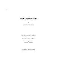 the canterbury tales pdf