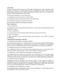Consideration in Indian Contract Act, 1872: A Comprehensive Guide
