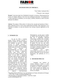 Artigo Motor de Indução Trifásico