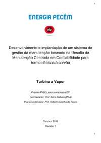 Analise funcional turbina a vapor, estudo de caso