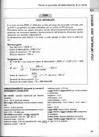 Esame di Stato ARCHITETTO - Casa UNIFAMILIARE - Esempio progetto e dimensionamento per la prima prova