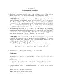Probability Basics Questions