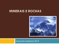 estudo das rochas e minerais
