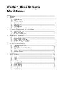 Web Programming and Technologies