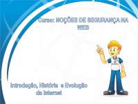 A introdução histórica da Internet