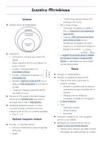 Genética Microbiana (resumo)