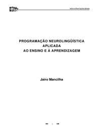 PNL aplicada ao ensino e à aprendizagem
