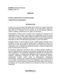 cambios cognocitivos de la vida adulta