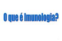 Slide da primeira aula de imunologia