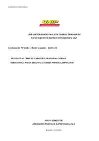 Fundações profundas e suas atribuiçoes