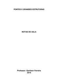 Pontes e estruturas, contendo tipos de pontes e composições