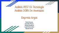ARGOS CEMENTOS ANÁLISIS TECNOLOGICO Y AMENAZAS