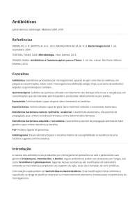Resumo de Antibióticos