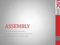 slide para estudo linguagem baixo nivel assembly 2