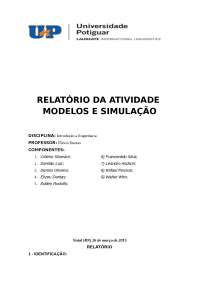 Relatório e Modelos Práticos