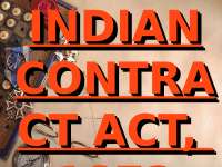 The Indian Contract, 1872