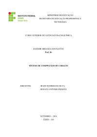 relatório síntese de Cobalto