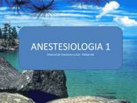 pontos importantes em Anestesiologia