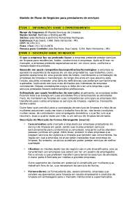 Plano de negocios para prestadores de serviços