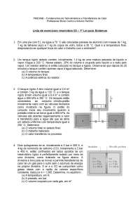 Exercícios Resolvidos de Termodinâmica e Transferência de Calor: 1ª Lei para Sistemas