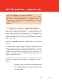Evolução histórica da contabilidade