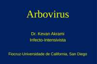 ARBOVIROSES CONTEÚDO DE ARBOVIROSES