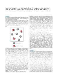 resposta exercicio do livro do brown