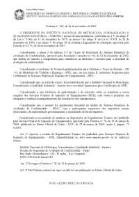 Inspeção de Equipamentos e Materiais.