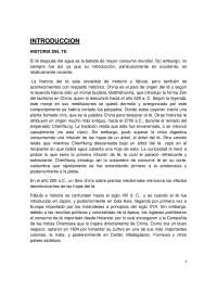 Monografia Te verde, propiedades funcionales, produccion y desarrollo