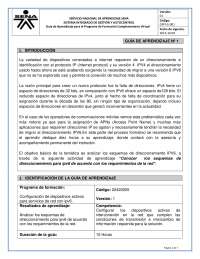configuracion de dispositivos ipv6